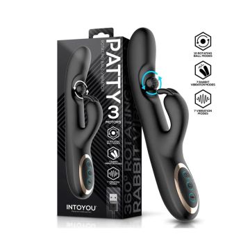 Rabbit Vibrator met Roterende Bal IntoYou - Patty