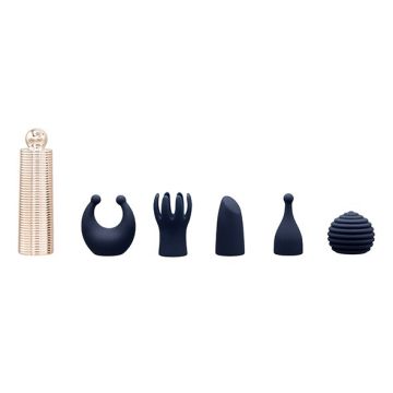 Pillow Talk 6 Mini Massers Set - Rosé Goud/Blauw