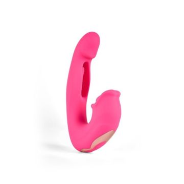 ZENN Zuigende en Flapping Rabbit Vibrator - Roze
