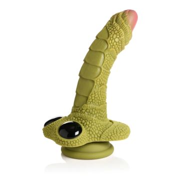 Creature Cocks Silicone Dildo Scaly - Swamp Monster
