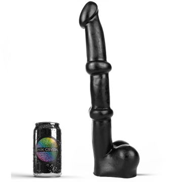 Dark Crystal Zwarte Buigzame Dildo Oliver - 35 cm-oliver-zwart.jpg