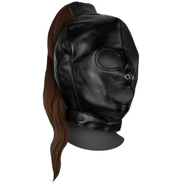 Masker with Brown Ponytail - XTREME