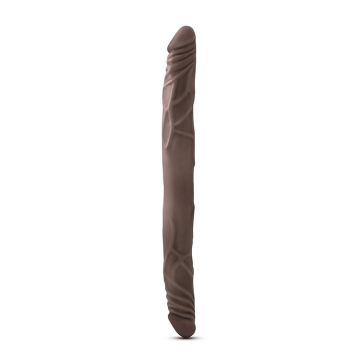 Dr. Skin Dubbele Dildo 35 cm - Bruin-dr-skin-dubbele-dildo-35-cm-bruin.jpg