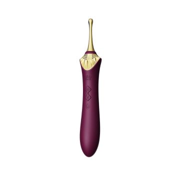 Bess 2 Verwarmende Clitoris Massager met 4 Opzetstukken - Paars