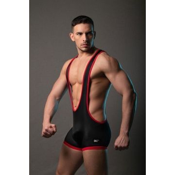 Dale Mas Top Up Wrestler - Zwart Rood