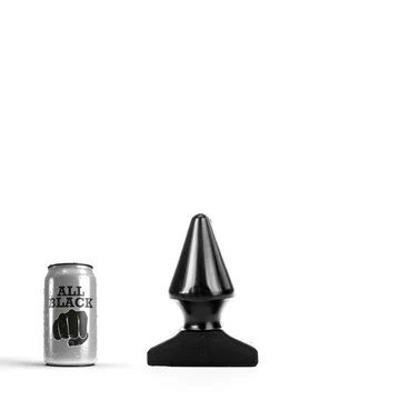 All Black AB79 Buttplug 18,50 x 7,50 cm