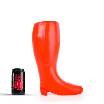 All Black Antonio Dildo 31 cm - Rood