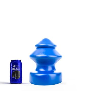 All Black Jan Buttplug 19 cm - Blauw