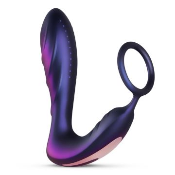 Anaal Vibrator Met Cockring Hueman Black Hole