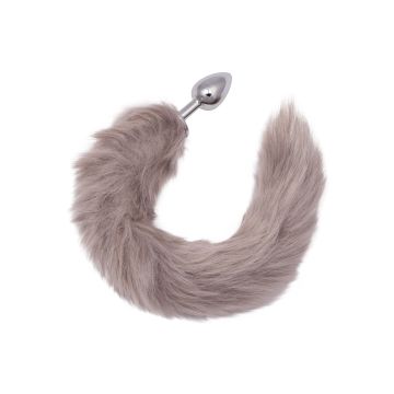 Buttplug CalExotics Running Wild Tail - Grijs