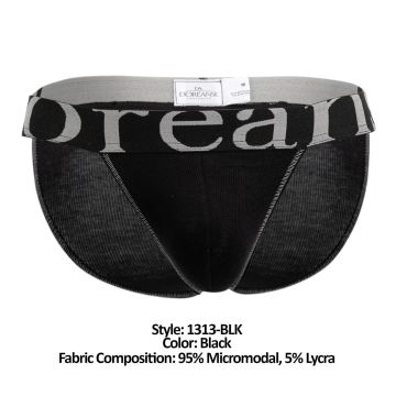 Doreanse High Cut Tanga Brief - Zwart