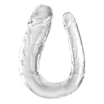 Dubbele Dildo King Cock Clear Double Trouble L