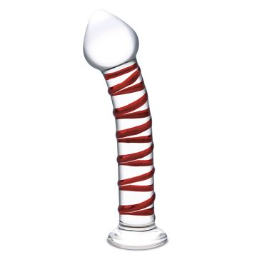Glazen Dildo Mr. Swirly 20 cm