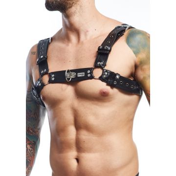 MOB Eroticwear Dngeon Harnas - Zwart