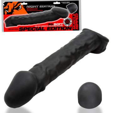 Penissleeve Muscle Ripped -  Zwart
