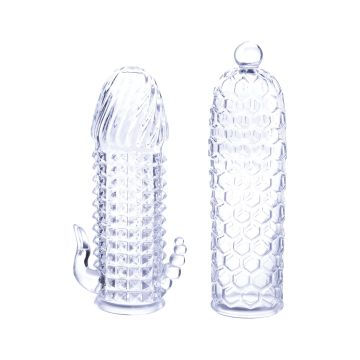 Penissleeve Seductive Tickler Ice Crystals Collection - 2 stuks