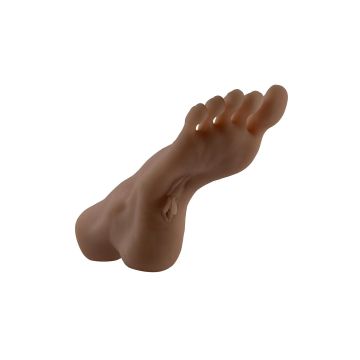 Realistische Voet Masturbator Vagina - Bruin
