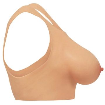 Siliconen Borsten Perky Pair D-Cup - Huidskleur