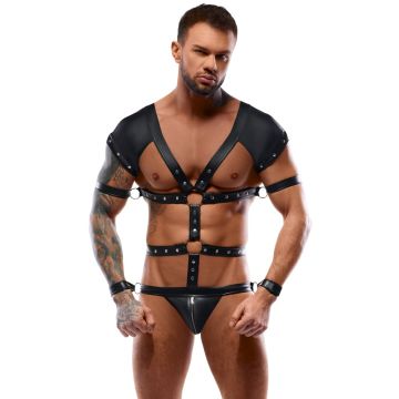 Svenjoyment Boeiende Bondage Harnaslook - Zwart