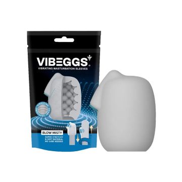 Vibrerende Masturbatie Sleeve Blow Misty - Wit
