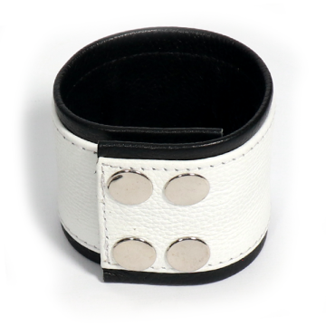 Polsband Wit / Zwart - M