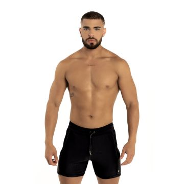 ROK Kinky Skin Bike Zipper Short - Zwart