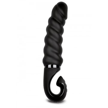 G-Jack 2 - G-Spot Vibrator met Ribbels - Zwart
