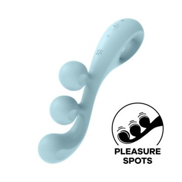 Satisfyer Tri Ball 2 Multi Vibrator - Blauw