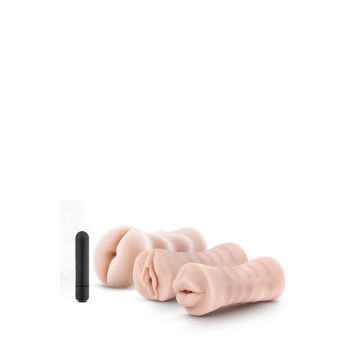 M for Men Vibrerende Stroker Kit - 3-Pack