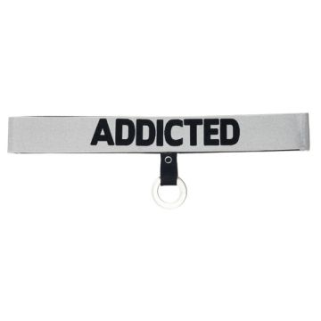 Addicted Removable Cockring Band - Zilver