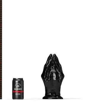 All Black Steroid Fisting Dildo Hail Mary - Zwart