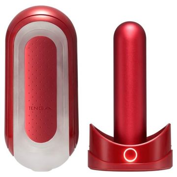 Tenga Flip Zero 0 Red and Flip Warmer Set