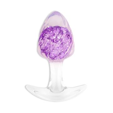 Crystal Buttplug Medium - Paars