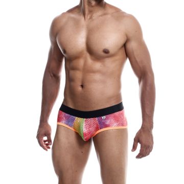 MOB Eroticwear Aero Brief TieDye Oranje
