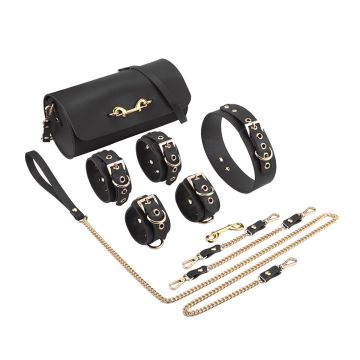 BDSM Deluxe 5 Item Kit - Zwart