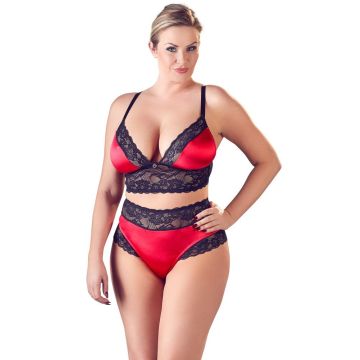 BH Set Plus Size - Rood / Zwart