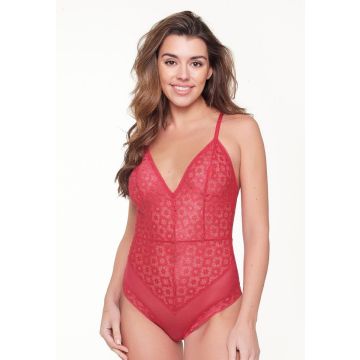 Body Bloempatroon - Rood