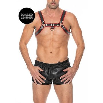 Buckle Bulldog Harness - Rood