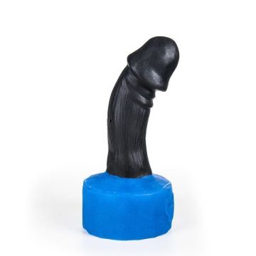 Bulder Kuklog Zwart/Blauwe Dildo