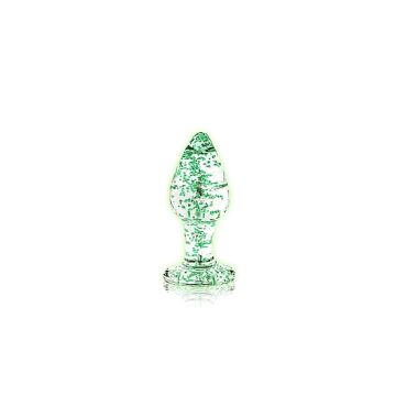 Buttplug Glow In The Dark Small - Clear
