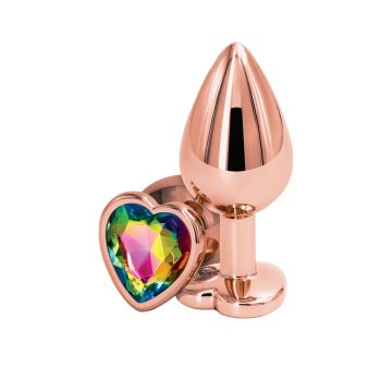 Buttplug met Fonkelende Steen S - Rose