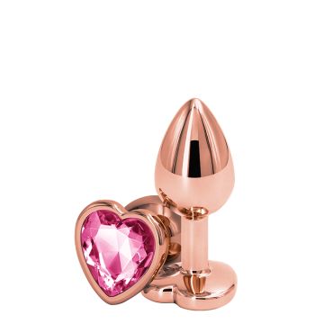 Buttplug met Roze Steen S - Rose*