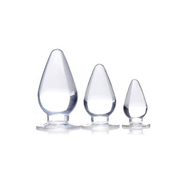 Buttplug set Triple Cones 3 stuks