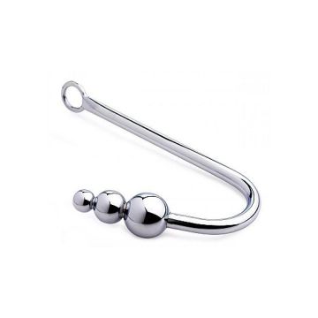 Beaded Anal Hook - Zilver-beaded-anal-hook-zilver.jpg
