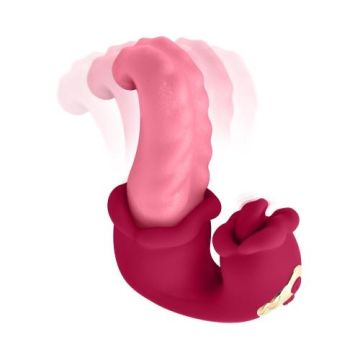 Teazers Dubbele Tong Vibrator - Roze