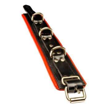 Fist Halsband - Zwart/Rood