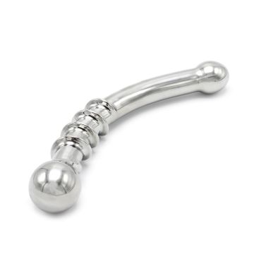 Kiotos Steel Stalen Dildo Twisted - 21 cm