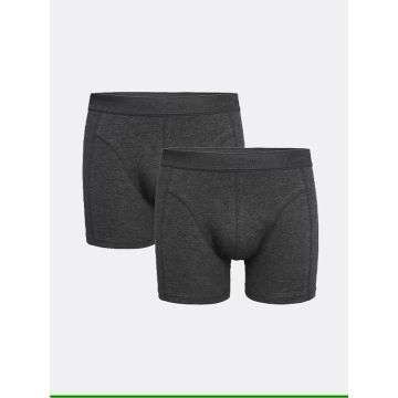 Zaccini 2-Pack Dark Grey Melange Tone in Tone