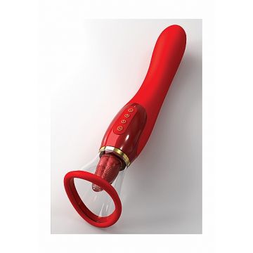 Clitoris en Tepel Zuiger G-spot Vibrator Luxury Edition