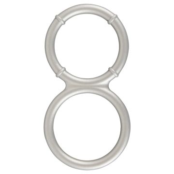 Cock en Ballring Metallic Silicone
